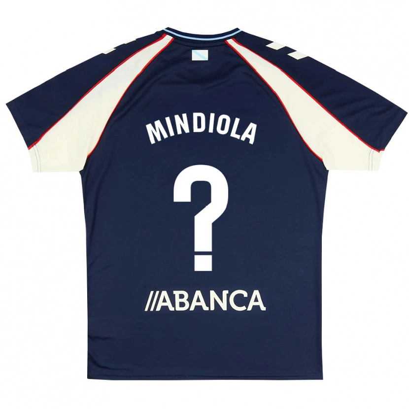 Danxen Kinder Nicolás Mindiola #0 Königsblau Rot Weiß Auswärtstrikot Trikot 2026/27 T-Shirt Schweiz