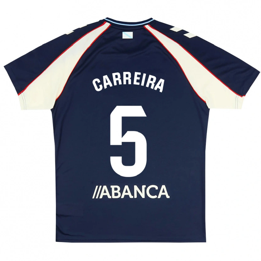 Danxen Kinder Sergio Carreira #5 Königsblau Rot Weiß Auswärtstrikot Trikot 2026/27 T-Shirt Schweiz