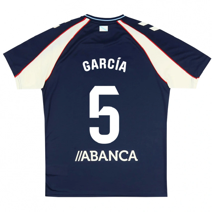 Danxen Kinder Noa García #5 Königsblau Rot Weiß Auswärtstrikot Trikot 2026/27 T-Shirt Schweiz