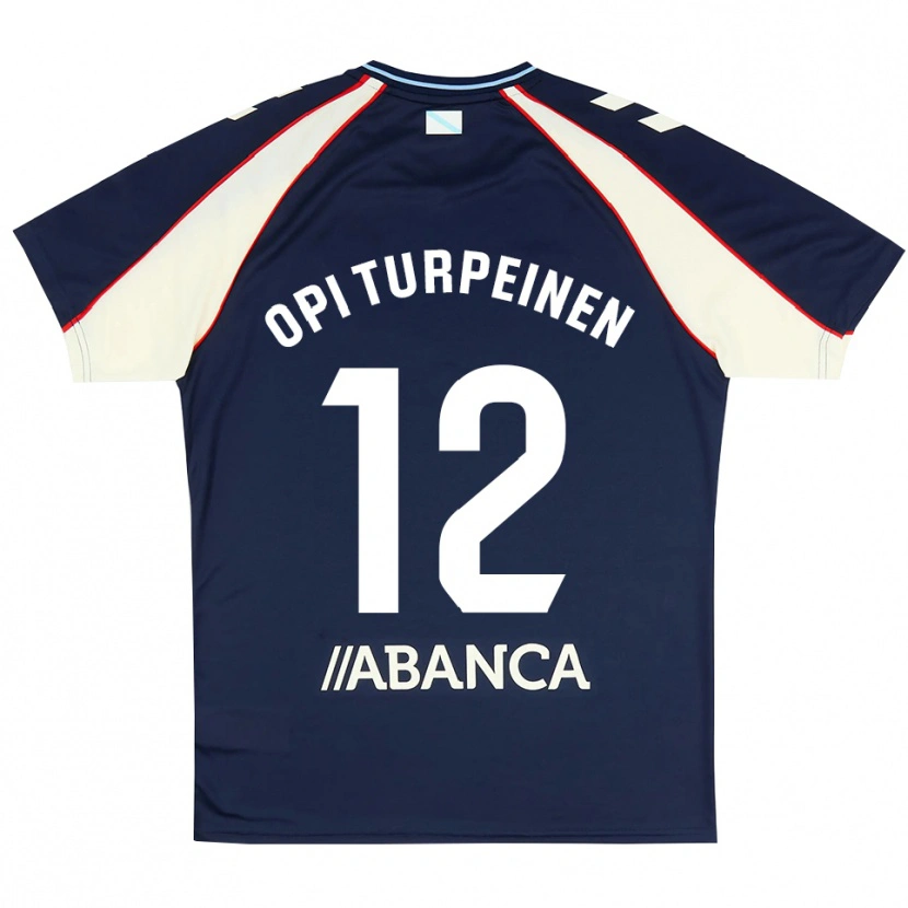 Danxen Kinder Aslak Opi Turpeinen #12 Königsblau Rot Weiß Auswärtstrikot Trikot 2026/27 T-Shirt Schweiz