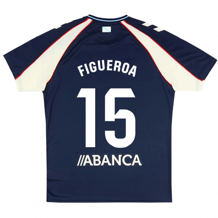 Danxen Kinder María Figueroa #15 Königsblau Rot Weiß Auswärtstrikot Trikot 2026/27 T-Shirt Schweiz