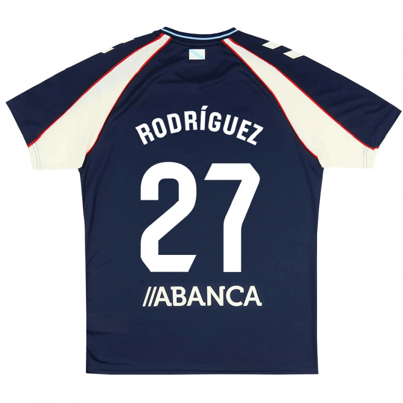 Danxen Kinder Noah Rodríguez #27 Königsblau Rot Weiß Auswärtstrikot Trikot 2026/27 T-Shirt Schweiz