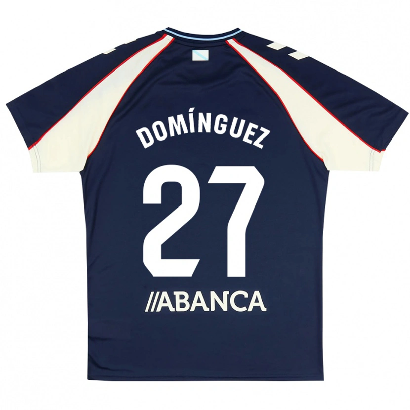 Danxen Kinder Emma Domínguez #27 Königsblau Rot Weiß Auswärtstrikot Trikot 2026/27 T-Shirt Schweiz