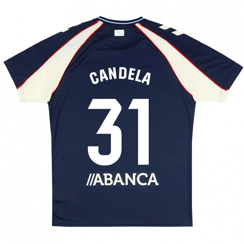 Danxen Kinder Candela Rodríguez #31 Königsblau Rot Weiß Auswärtstrikot Trikot 2026/27 T-Shirt Schweiz