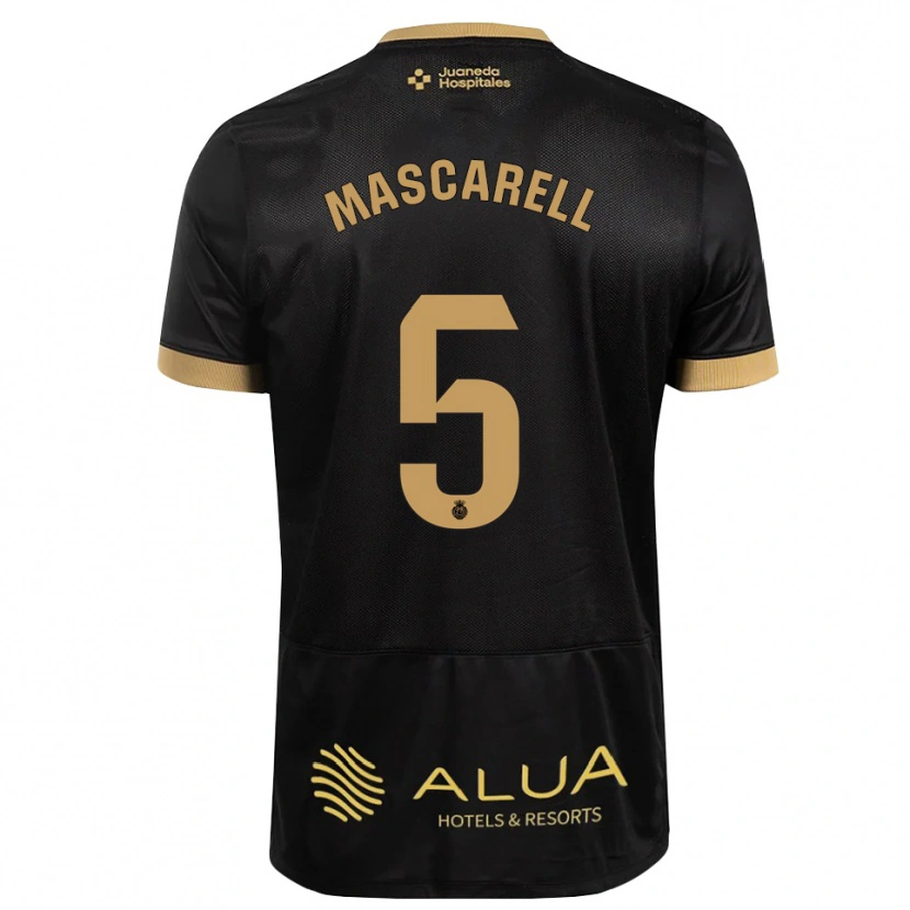 Danxen Kinder Omar Mascarell #5 Schwarz Sandbraun Burly Wood Auswärtstrikot Trikot 2026/27 T-Shirt Schweiz