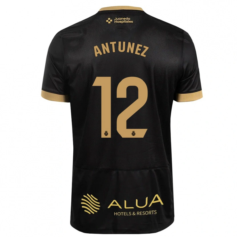 Danxen Kinder Yahir Antúnez #12 Schwarz Sandbraun Burly Wood Auswärtstrikot Trikot 2026/27 T-Shirt Schweiz