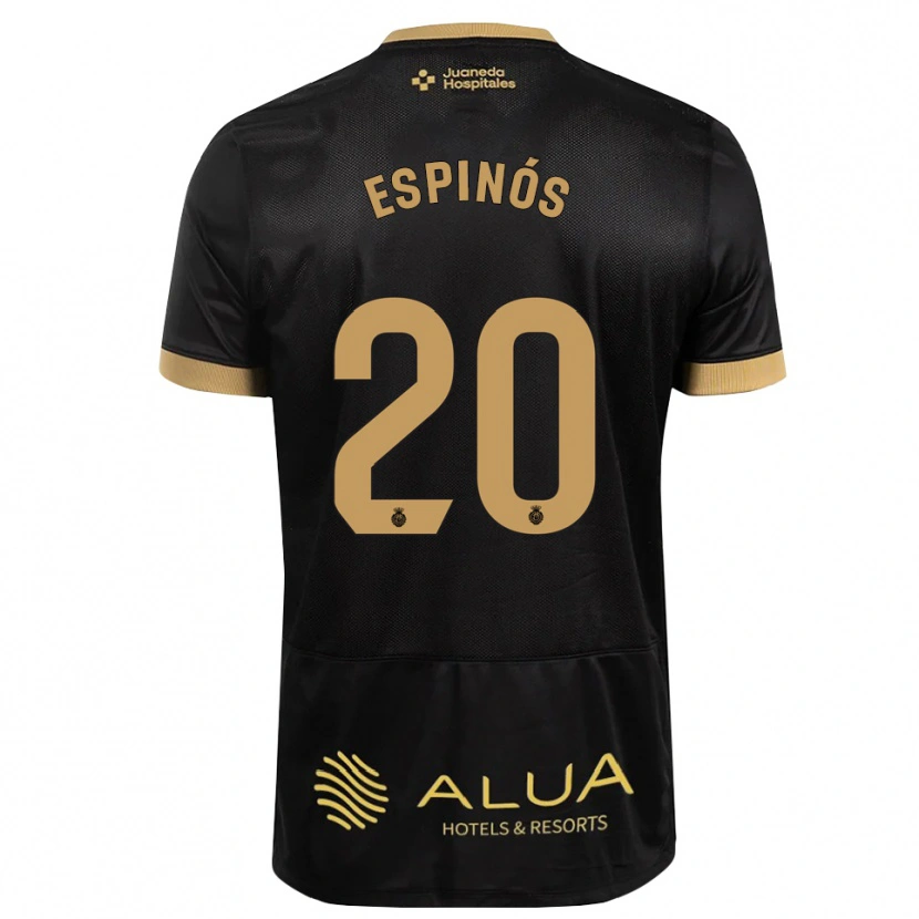 Danxen Kinder Nico Espinós #20 Schwarz Sandbraun Burly Wood Auswärtstrikot Trikot 2026/27 T-Shirt Schweiz