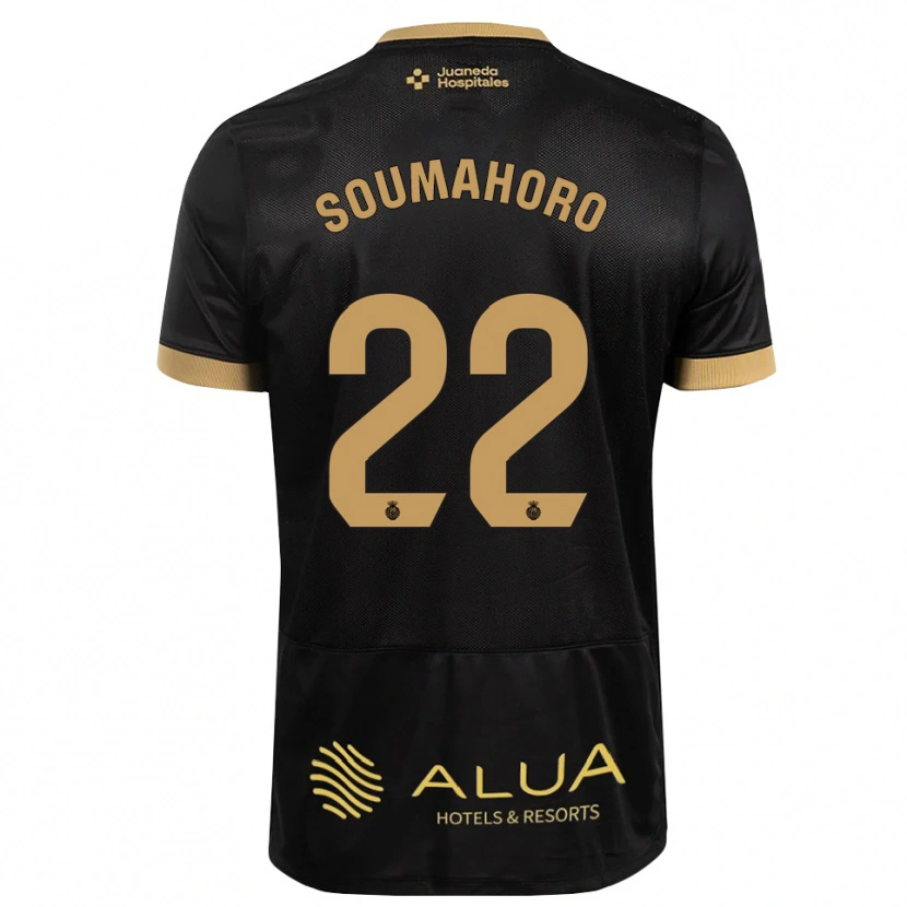 Danxen Kinder Aboubaka Soumahoro #22 Schwarz Sandbraun Burly Wood Auswärtstrikot Trikot 2026/27 T-Shirt Schweiz