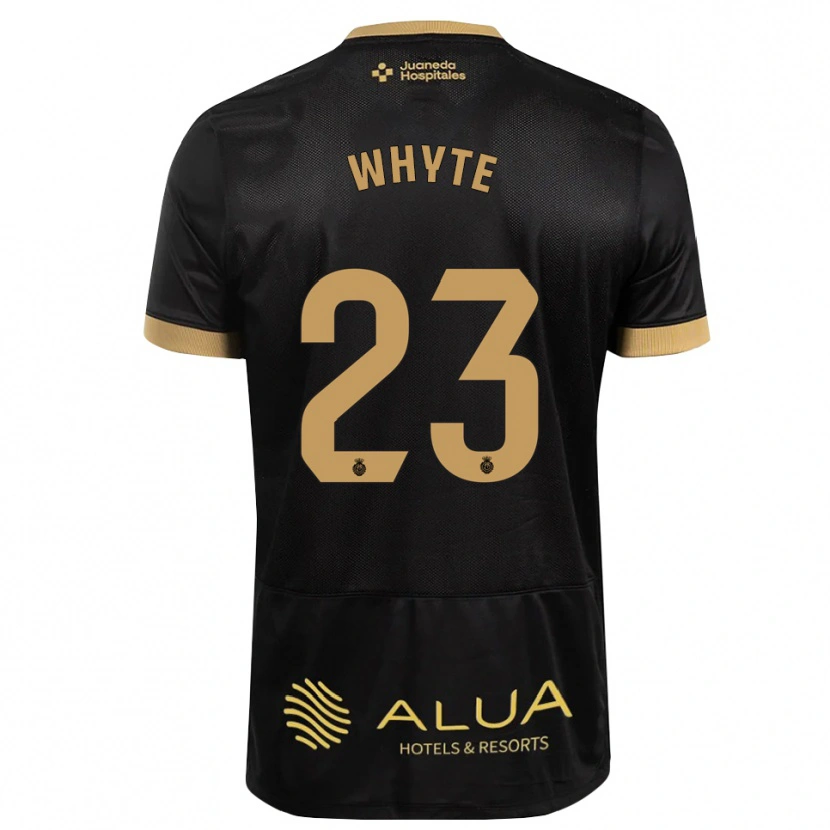 Danxen Kinder Michael Whyte #23 Schwarz Sandbraun Burly Wood Auswärtstrikot Trikot 2026/27 T-Shirt Schweiz