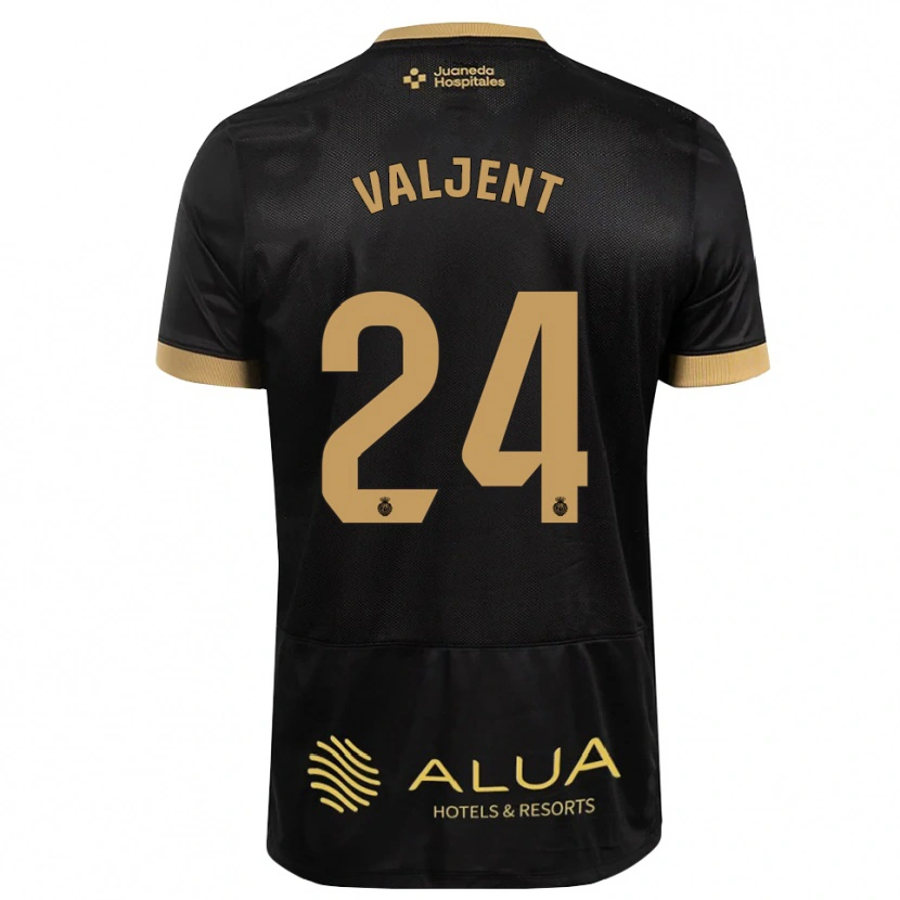 Danxen Kinder Martin Valjent #24 Schwarz Sandbraun Burly Wood Auswärtstrikot Trikot 2026/27 T-Shirt Schweiz