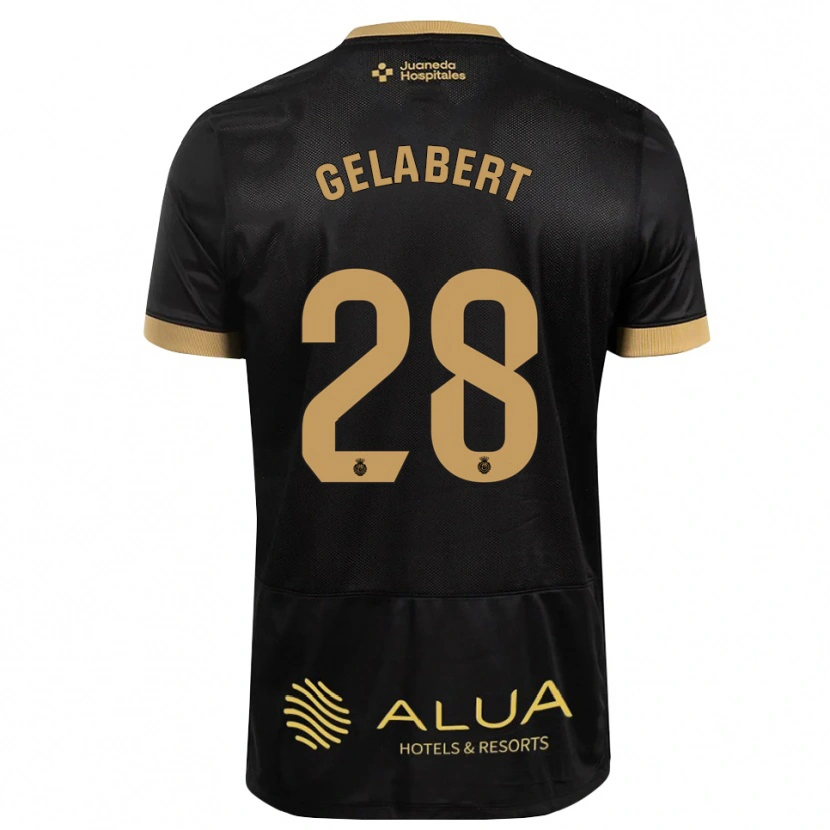 Danxen Kinder Miquel Gelabert #28 Schwarz Sandbraun Burly Wood Auswärtstrikot Trikot 2026/27 T-Shirt Schweiz