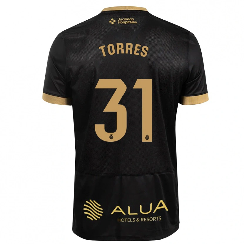 Danxen Kinder Adriano Torres #31 Schwarz Sandbraun Burly Wood Auswärtstrikot Trikot 2026/27 T-Shirt Schweiz