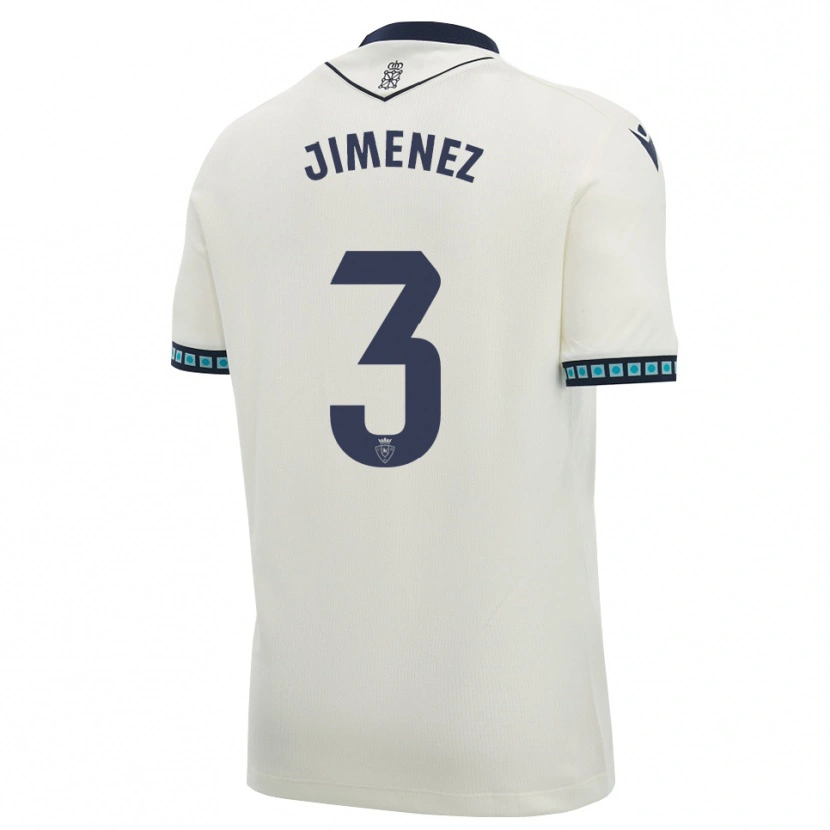Danxen Kinder Álex Jimenez #3 Weiß Schwarz Hellblau Auswärtstrikot Trikot 2026/27 T-Shirt Schweiz