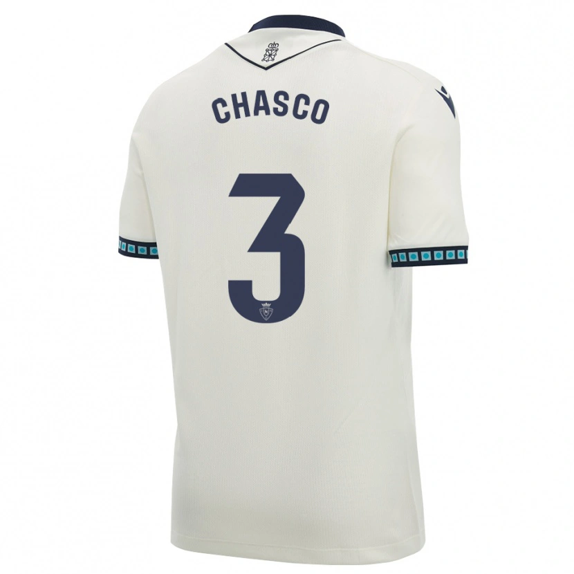 Danxen Kinder Raúl Chasco #3 Weiß Schwarz Hellblau Auswärtstrikot Trikot 2026/27 T-Shirt Schweiz
