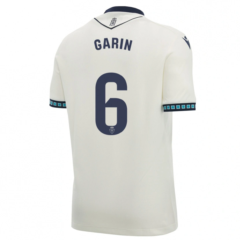 Danxen Kinder Xabi Garin #6 Weiß Schwarz Hellblau Auswärtstrikot Trikot 2026/27 T-Shirt Schweiz