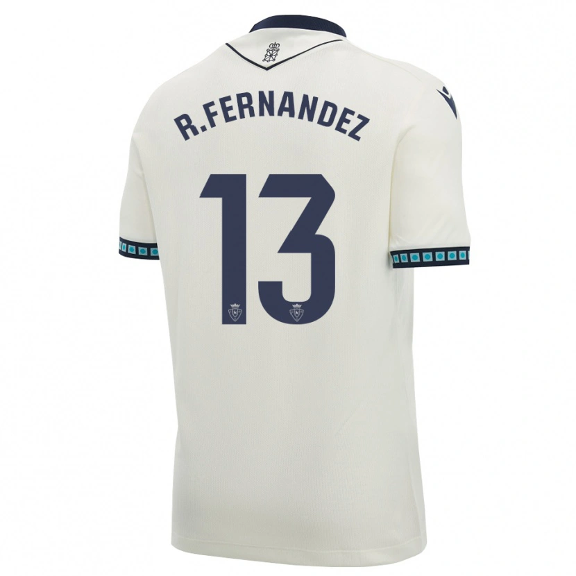 Danxen Kinder Rafa Fernández #13 Weiß Schwarz Hellblau Auswärtstrikot Trikot 2026/27 T-Shirt Schweiz
