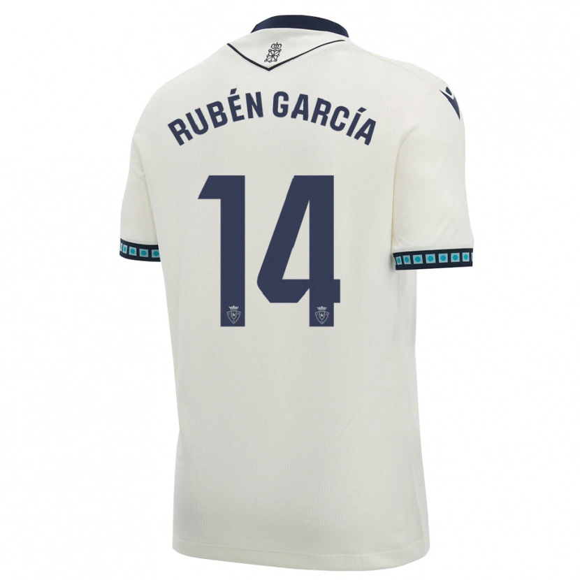 Danxen Kinder Rubén García #14 Weiß Schwarz Hellblau Auswärtstrikot Trikot 2026/27 T-Shirt Schweiz