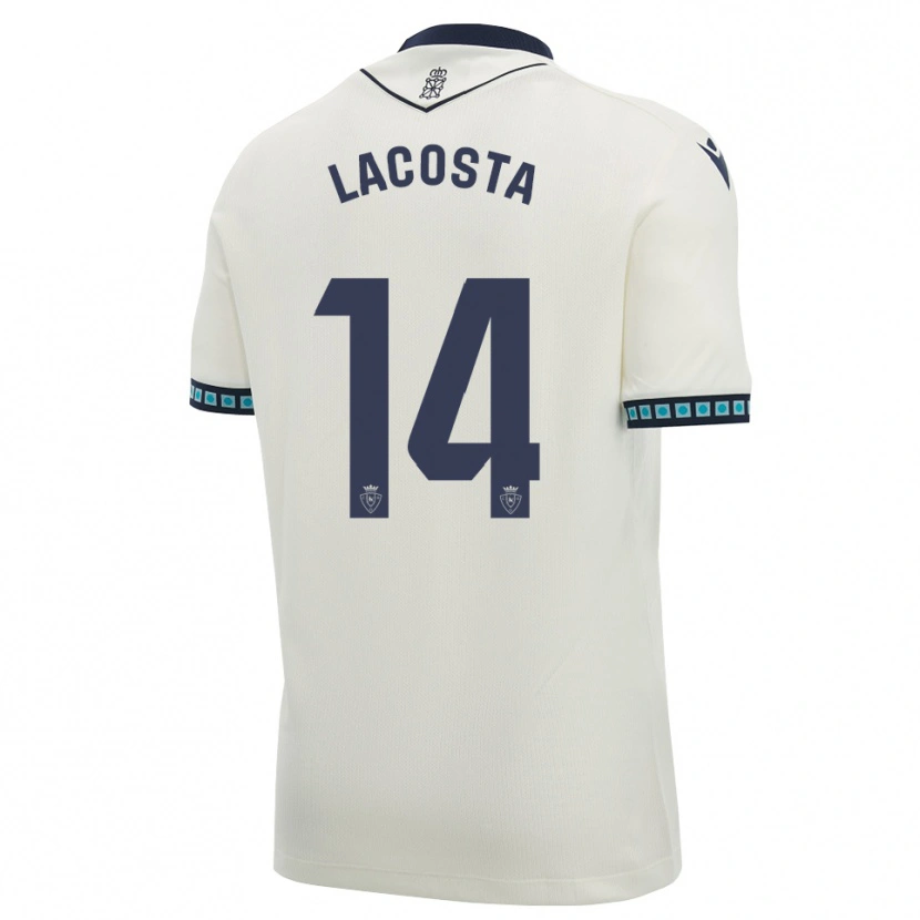 Danxen Kinder Iara Lacosta Sanchez #14 Weiß Schwarz Hellblau Auswärtstrikot Trikot 2026/27 T-Shirt Schweiz