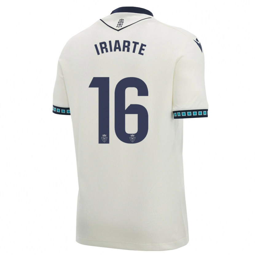 Danxen Kinder Hodei Iriarte #16 Weiß Schwarz Hellblau Auswärtstrikot Trikot 2026/27 T-Shirt Schweiz