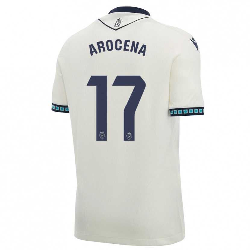 Danxen Kinder Asier Arocena #17 Weiß Schwarz Hellblau Auswärtstrikot Trikot 2026/27 T-Shirt Schweiz