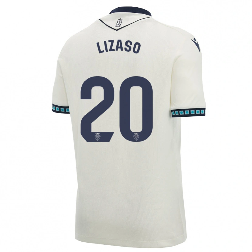 Danxen Kinder Iker Lizaso #20 Weiß Schwarz Hellblau Auswärtstrikot Trikot 2026/27 T-Shirt Schweiz