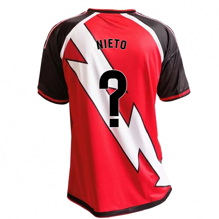 Danxen Kinder Diego Nieto #0 Rot Schwarz Weiß Auswärtstrikot Trikot 2026/27 T-Shirt Schweiz