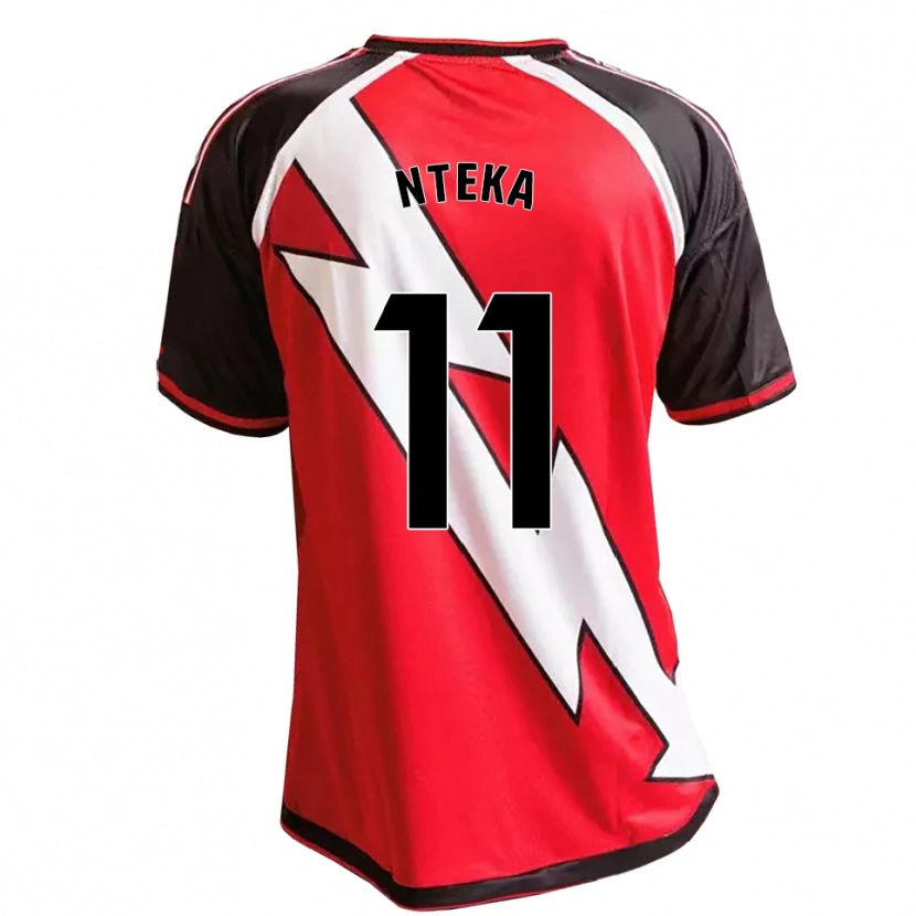 Danxen Kinder Randy Nteka #11 Rot Schwarz Weiß Auswärtstrikot Trikot 2026/27 T-Shirt Schweiz