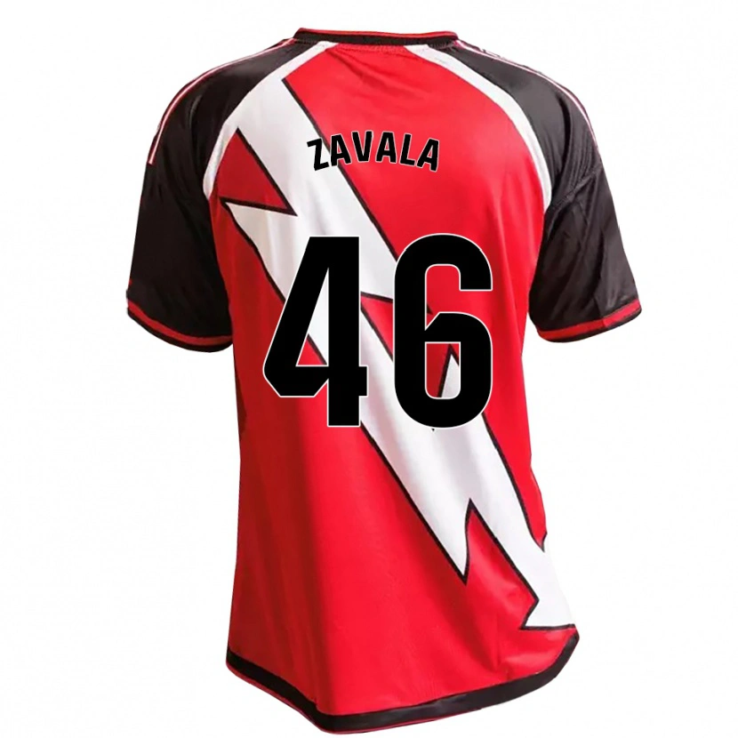 Danxen Kinder Andrés Zavala #46 Rot Schwarz Weiß Auswärtstrikot Trikot 2026/27 T-Shirt Schweiz