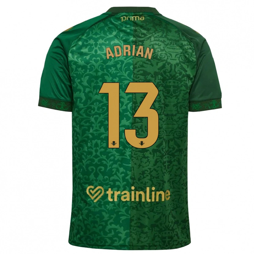 Danxen Kinder Adrian #13 Waldgrün Dunkelgoldrute Auswärtstrikot Trikot 2026/27 T-Shirt Schweiz