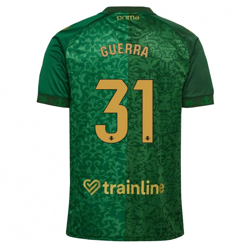 Danxen Kinder Ana Guerra Morcillo #31 Waldgrün Dunkelgoldrute Auswärtstrikot Trikot 2026/27 T-Shirt Schweiz