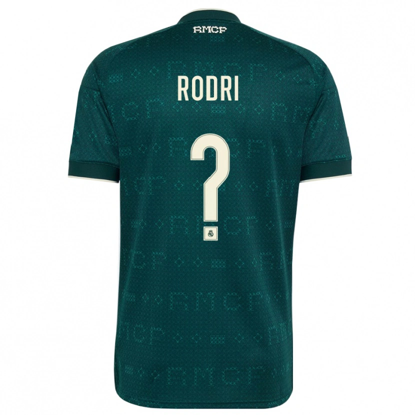 Danxen Kinder Rodri #0 Dunkelgrauweiß Auswärtstrikot Trikot 2026/27 T-Shirt Schweiz