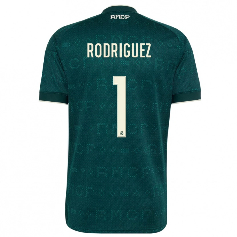 Danxen Kinder Misa Rodriguez #1 Dunkelgrauweiß Auswärtstrikot Trikot 2026/27 T-Shirt Schweiz