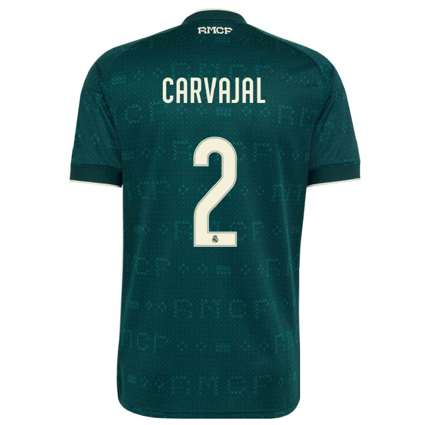 Danxen Kinder Daniel Carvajal #2 Dunkelgrauweiß Auswärtstrikot Trikot 2026/27 T-Shirt Schweiz