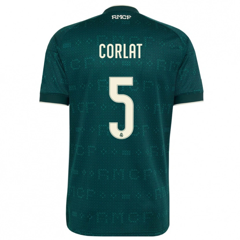 Danxen Kinder Edu Corlat #5 Dunkelgrauweiß Auswärtstrikot Trikot 2026/27 T-Shirt Schweiz