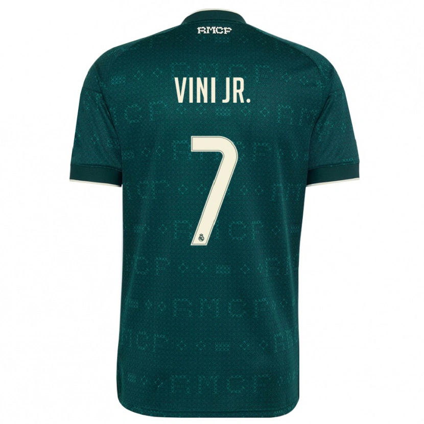 Danxen Kinder Vinicius Junior #7 Dunkelgrauweiß Auswärtstrikot Trikot 2026/27 T-Shirt Schweiz