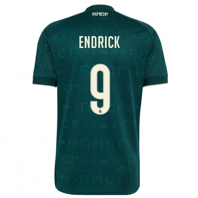 Danxen Kinder Endrick Felipe Moreira De Sousa #9 Dunkelgrauweiß Auswärtstrikot Trikot 2026/27 T-Shirt Schweiz