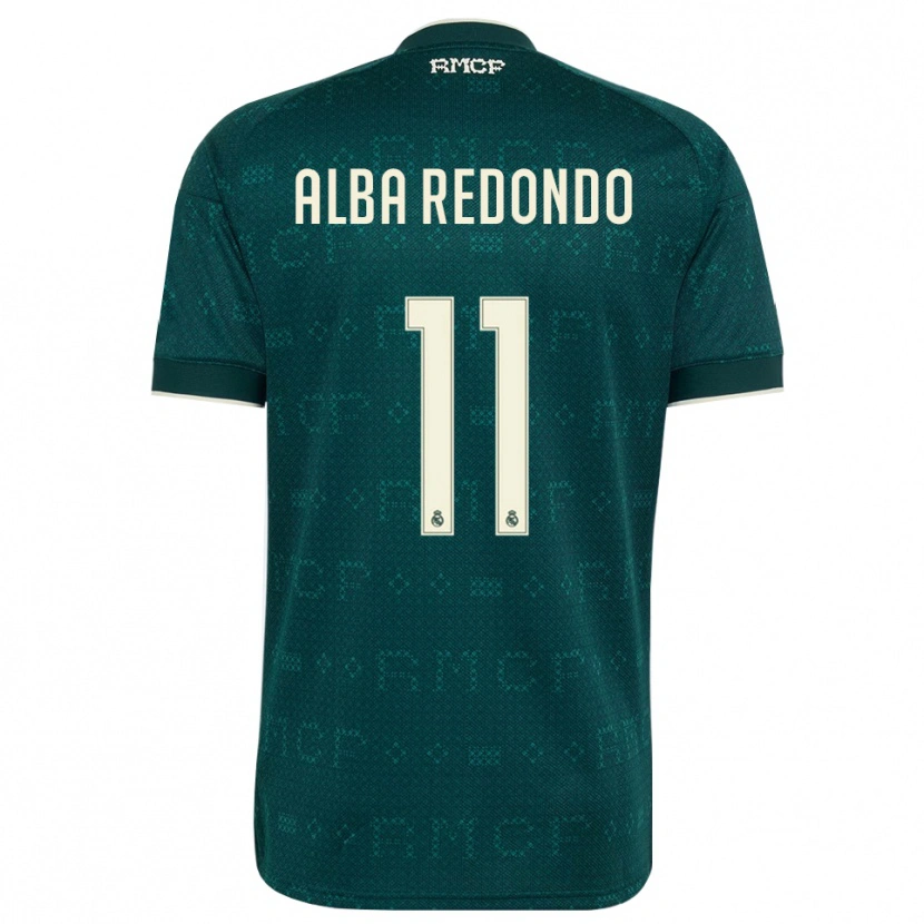 Danxen Kinder Alba Redondo #11 Dunkelgrauweiß Auswärtstrikot Trikot 2026/27 T-Shirt Schweiz