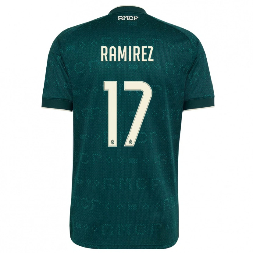 Danxen Kinder Darío Ramirez #17 Dunkelgrauweiß Auswärtstrikot Trikot 2026/27 T-Shirt Schweiz