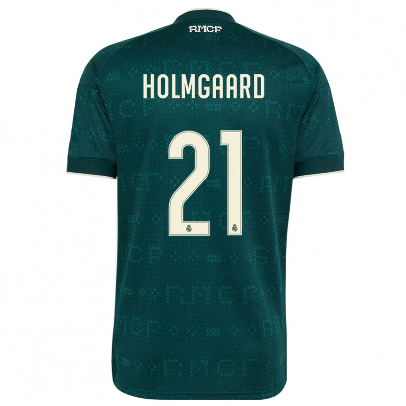 Danxen Kinder Sara Rosted Holmgaard #21 Dunkelgrauweiß Auswärtstrikot Trikot 2026/27 T-Shirt Schweiz