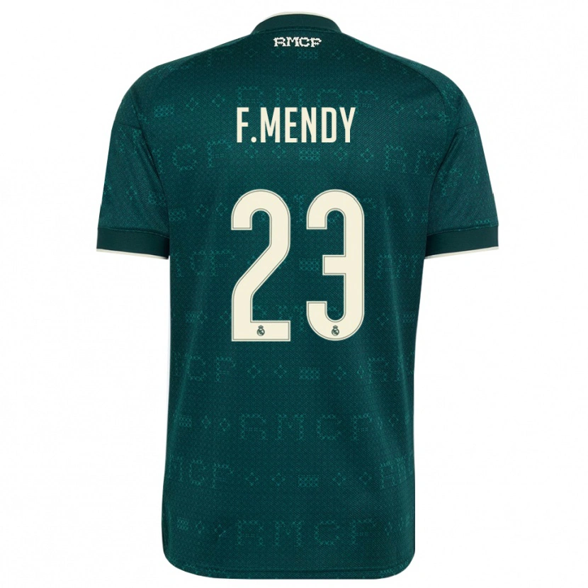 Danxen Kinder Ferland Mendy #23 Dunkelgrauweiß Auswärtstrikot Trikot 2026/27 T-Shirt Schweiz