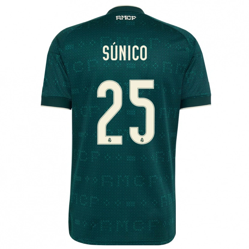 Danxen Kinder Guille Súnico #25 Dunkelgrauweiß Auswärtstrikot Trikot 2026/27 T-Shirt Schweiz