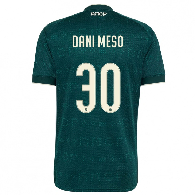 Danxen Kinder Daniel Mesonero #30 Dunkelgrauweiß Auswärtstrikot Trikot 2026/27 T-Shirt Schweiz