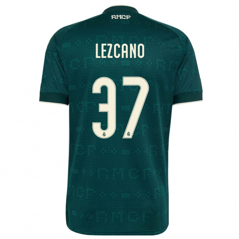 Danxen Kinder Álvaro Lezcano #37 Dunkelgrauweiß Auswärtstrikot Trikot 2026/27 T-Shirt Schweiz