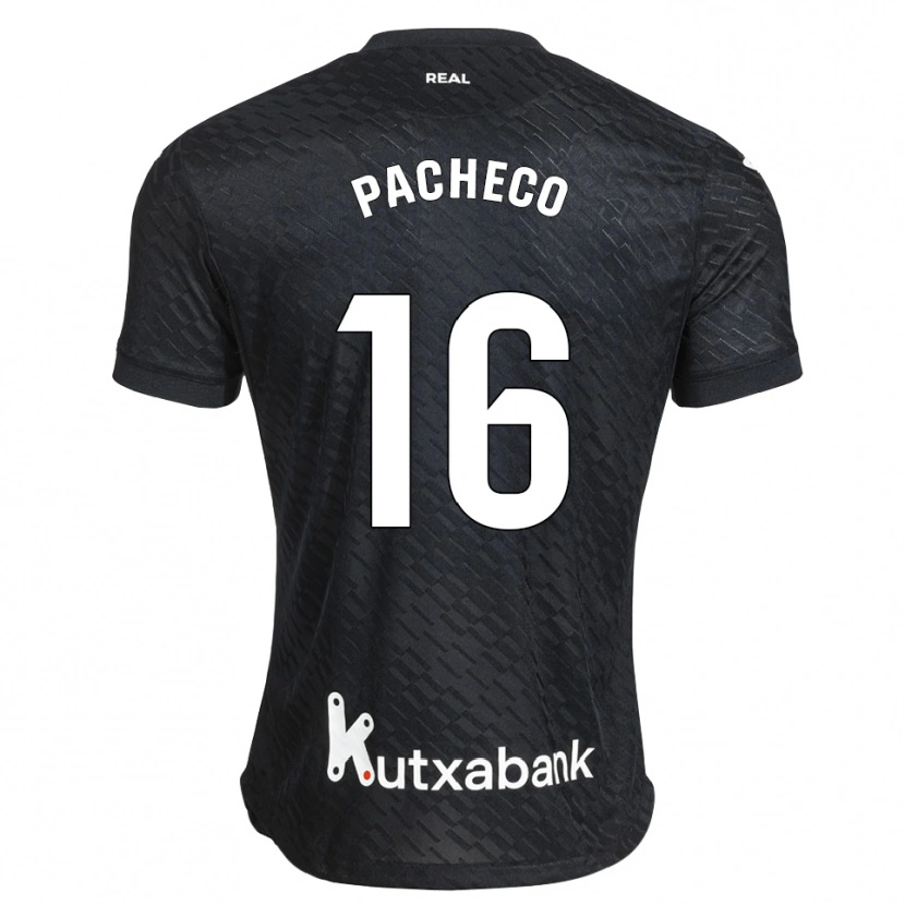 Danxen Kinder Jon Pacheco #16 Schwarz Weiß Auswärtstrikot Trikot 2026/27 T-Shirt Schweiz