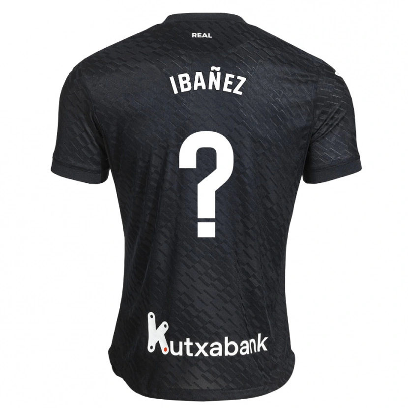 Danxen Kinder Pedro Ibañez #0 Schwarz Weiß Auswärtstrikot Trikot 2026/27 T-Shirt Schweiz