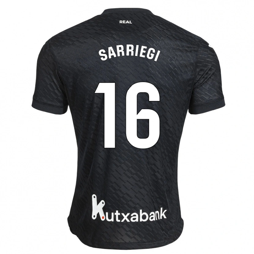 Danxen Kinder Nora Sarriegi #16 Schwarz Weiß Auswärtstrikot Trikot 2026/27 T-Shirt Schweiz