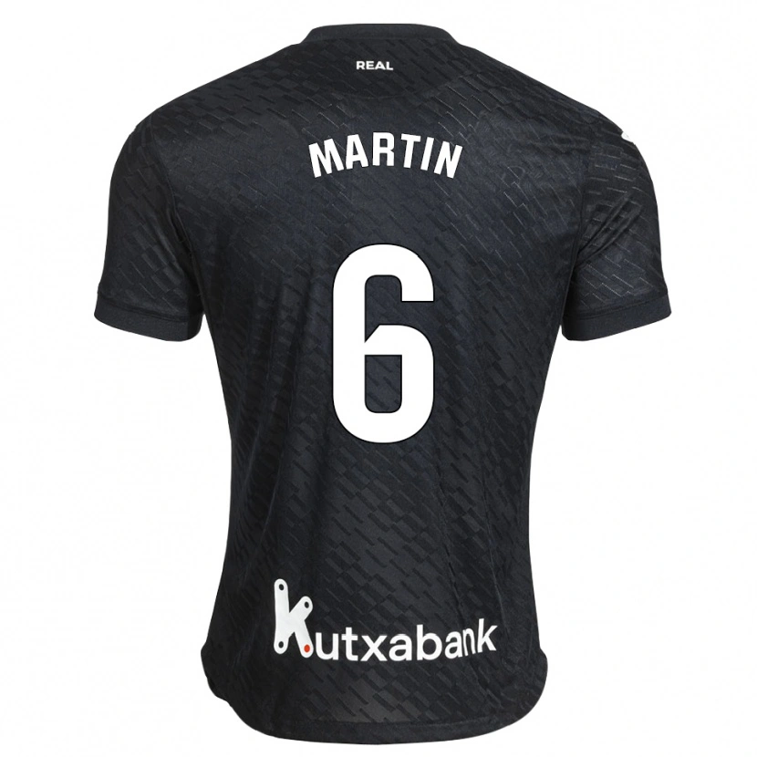 Danxen Kinder Jon Martín #6 Schwarz Weiß Auswärtstrikot Trikot 2026/27 T-Shirt Schweiz