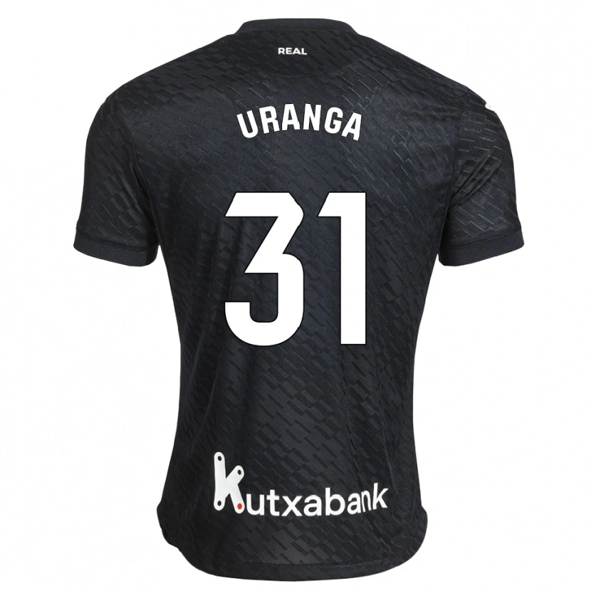 Danxen Kinder Haizea Uranga Agirre #31 Schwarz Weiß Auswärtstrikot Trikot 2026/27 T-Shirt Schweiz