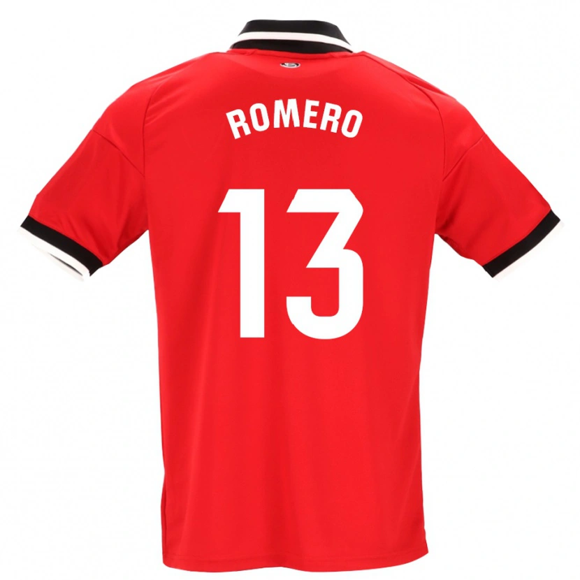 Danxen Kinder Rafael Romero #13 Schwarz Weiß Rot Auswärtstrikot Trikot 2026/27 T-Shirt Schweiz