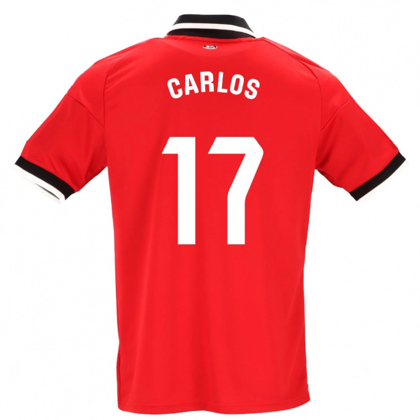 Danxen Kinder Carlos González #17 Schwarz Weiß Rot Auswärtstrikot Trikot 2026/27 T-Shirt Schweiz